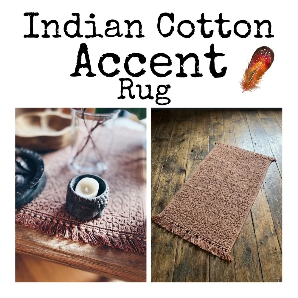 Rug Indian Cotton 20” x 30”